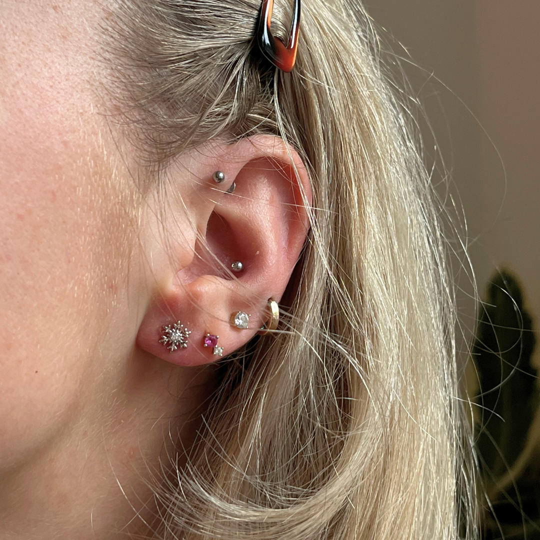 The Snowflake Earrings image 3