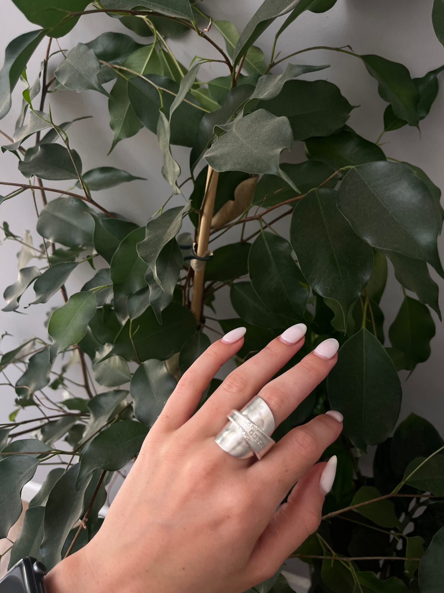 The Patterned Spoon Ring image 1