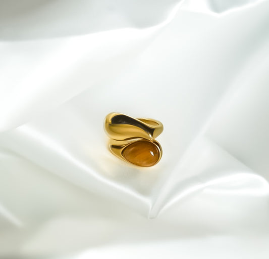 The Mocha Brown Stone Ring