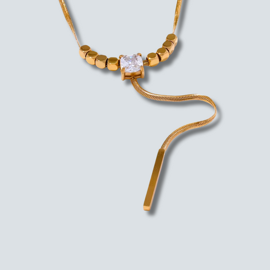 The Lyra Drop Chain Necklace