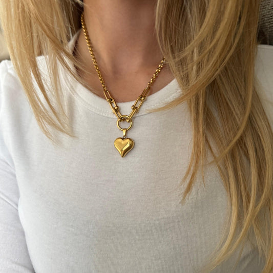The Heart Link Necklace