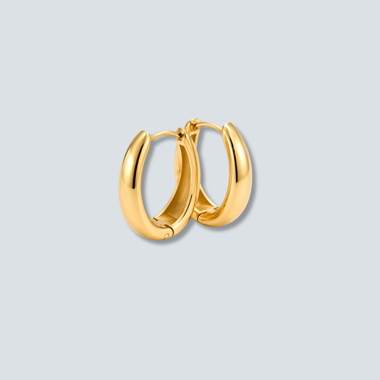 The Alba Chunky Huggie Earrings
