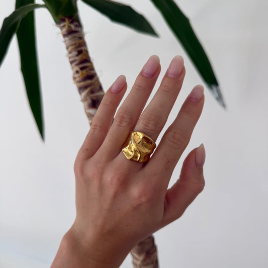 The Primrose Molten Ring