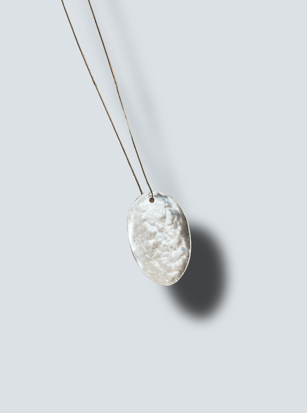 The Hammered Spoon Necklace image 0