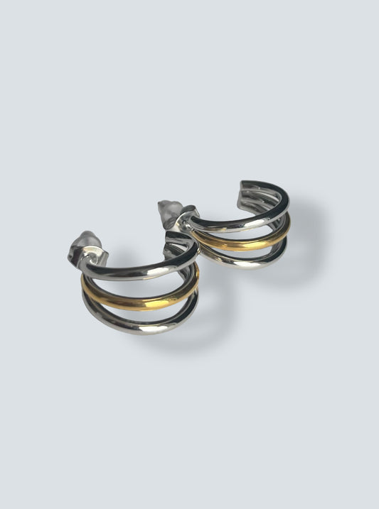 The Two Tone Earrings image 0