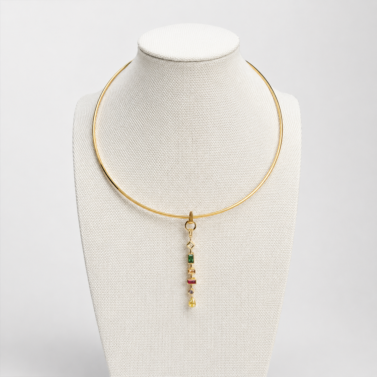 The Elba Drop Collar Torque Necklace