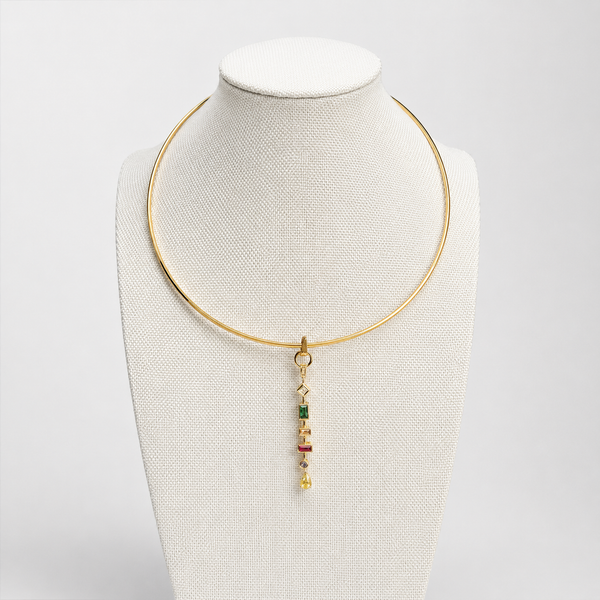 The Elba Drop Collar Torque Necklace