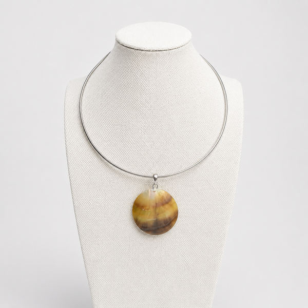The Luna Shell Collar Torque Necklace
