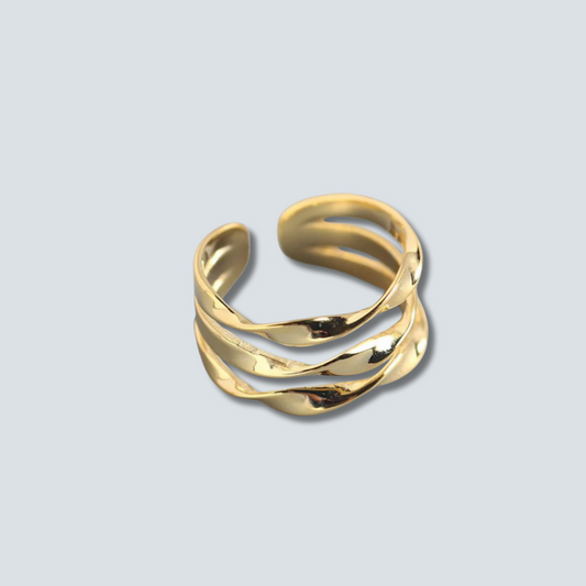 The Triple Wave Ring image 0