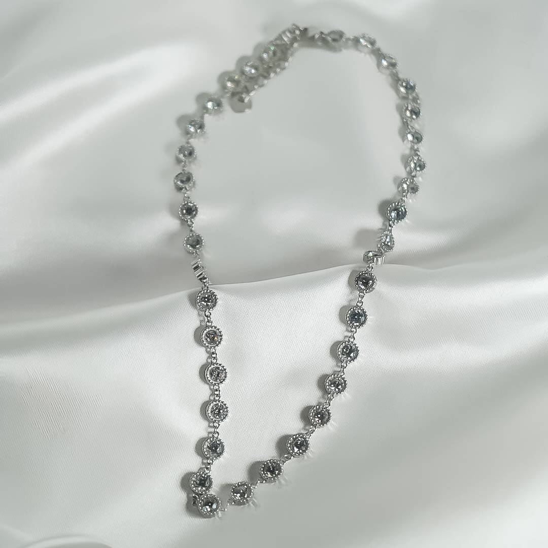 The Celina Tennis Stone Necklace
