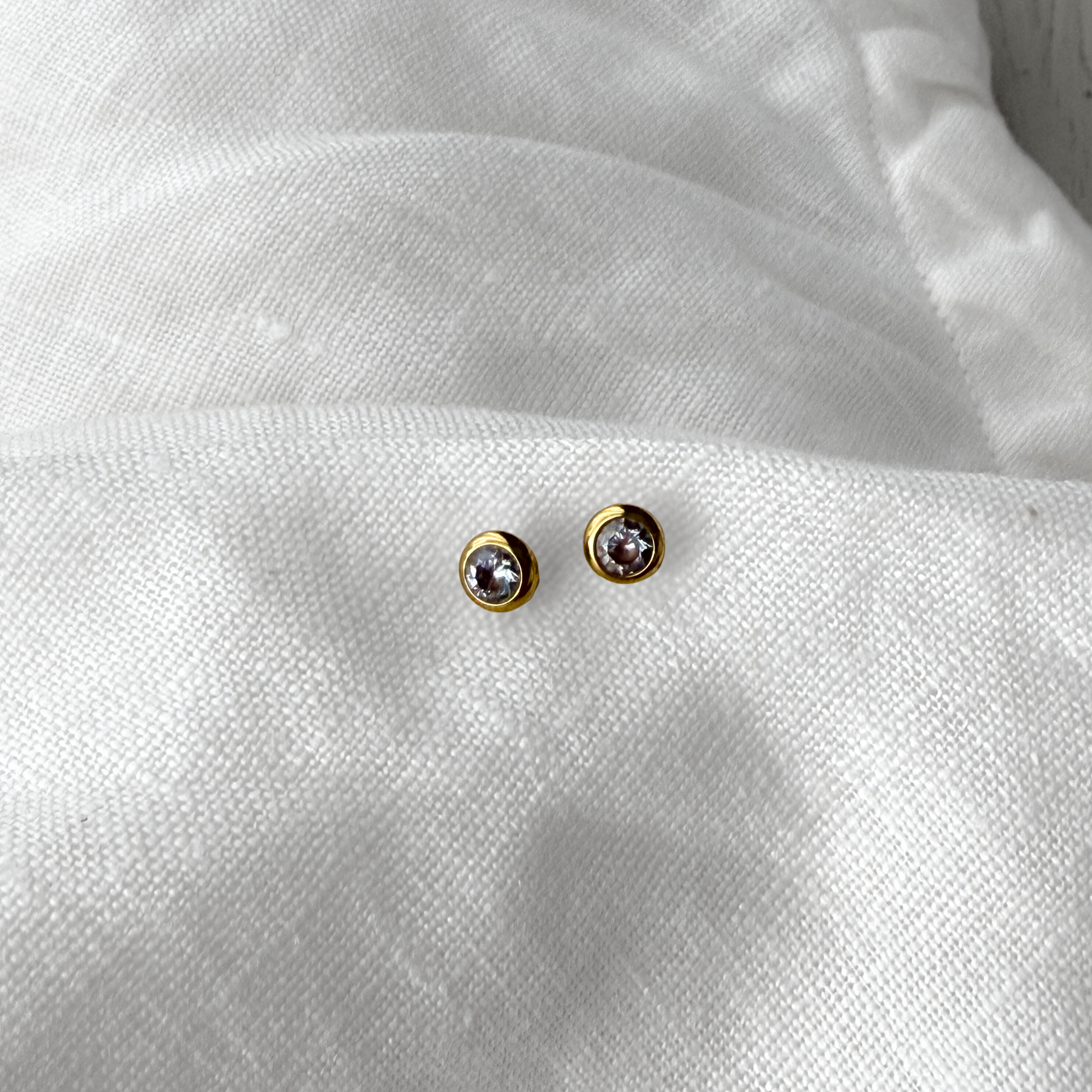 The Circle Stone Studs