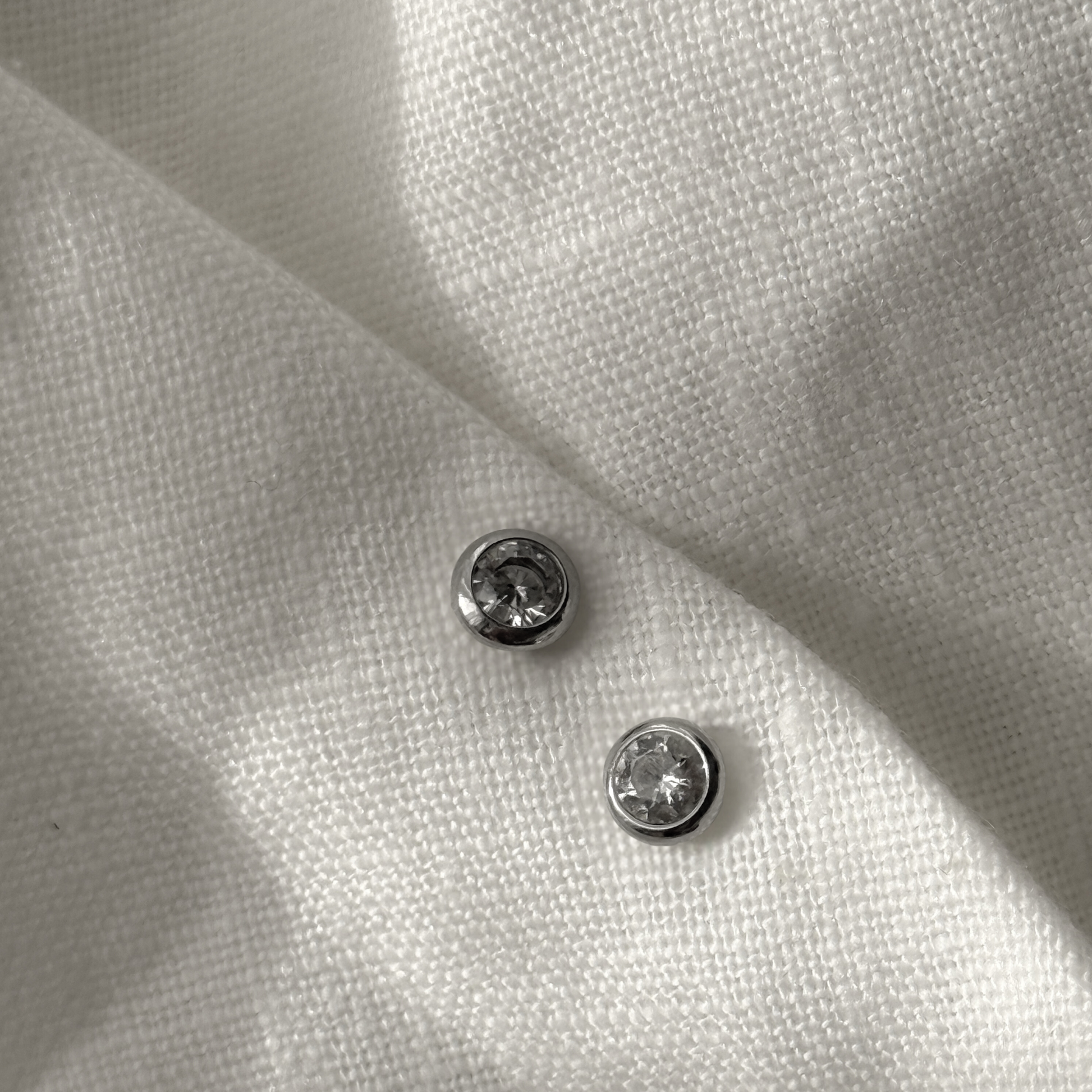 The Circle Stone Studs