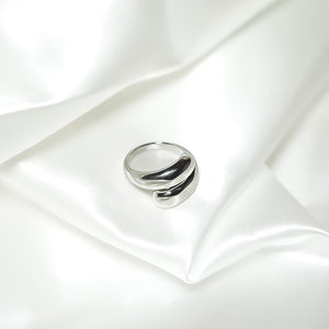 The Luna Tear Drop Wrap Ring