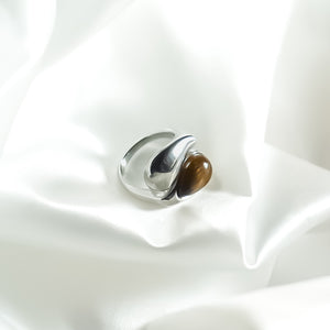 The Mocha Brown Stone Ring