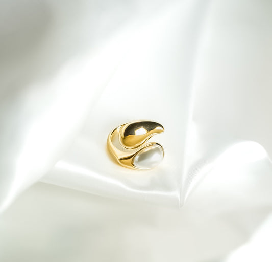 The Opal Pearl Wrap Ring