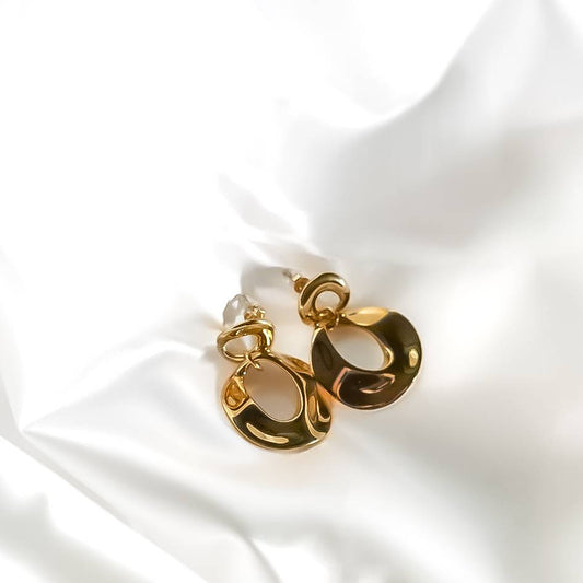 The Ripple Molten Earrings