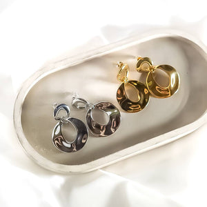 The Ripple Molten Earrings