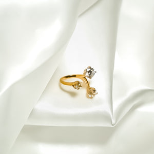 The Sia Open Stone Ring