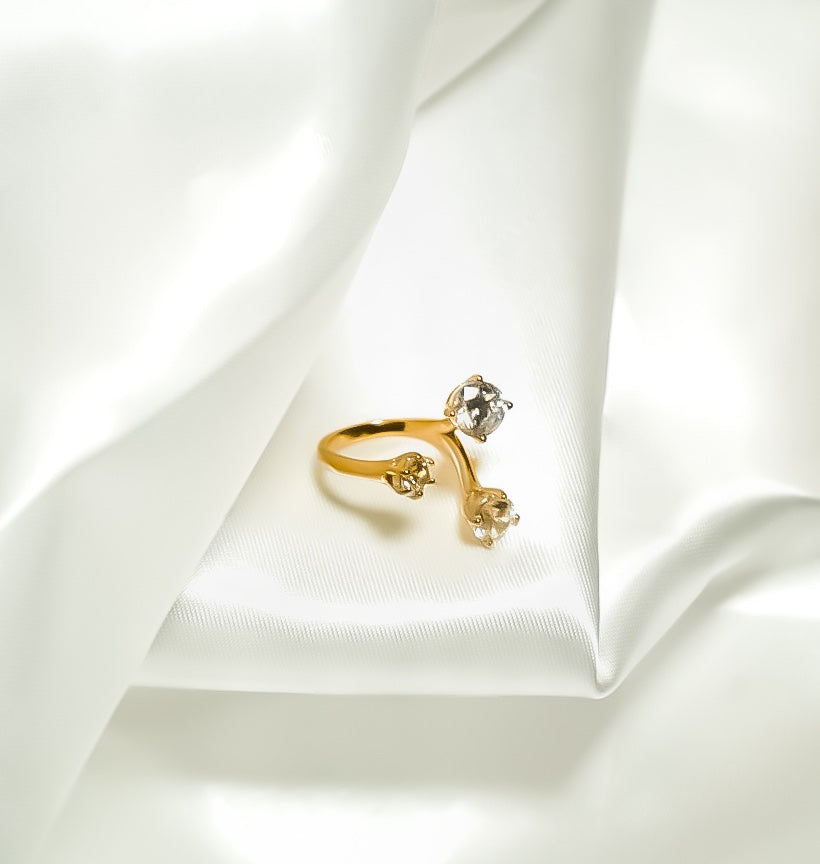 The Sia Open Stone Ring