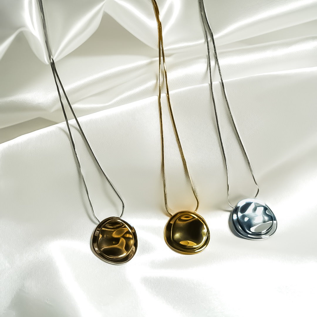 The Solace Circle Pendant Necklace
