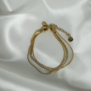 The Tria Layered Tennis Bracelet
