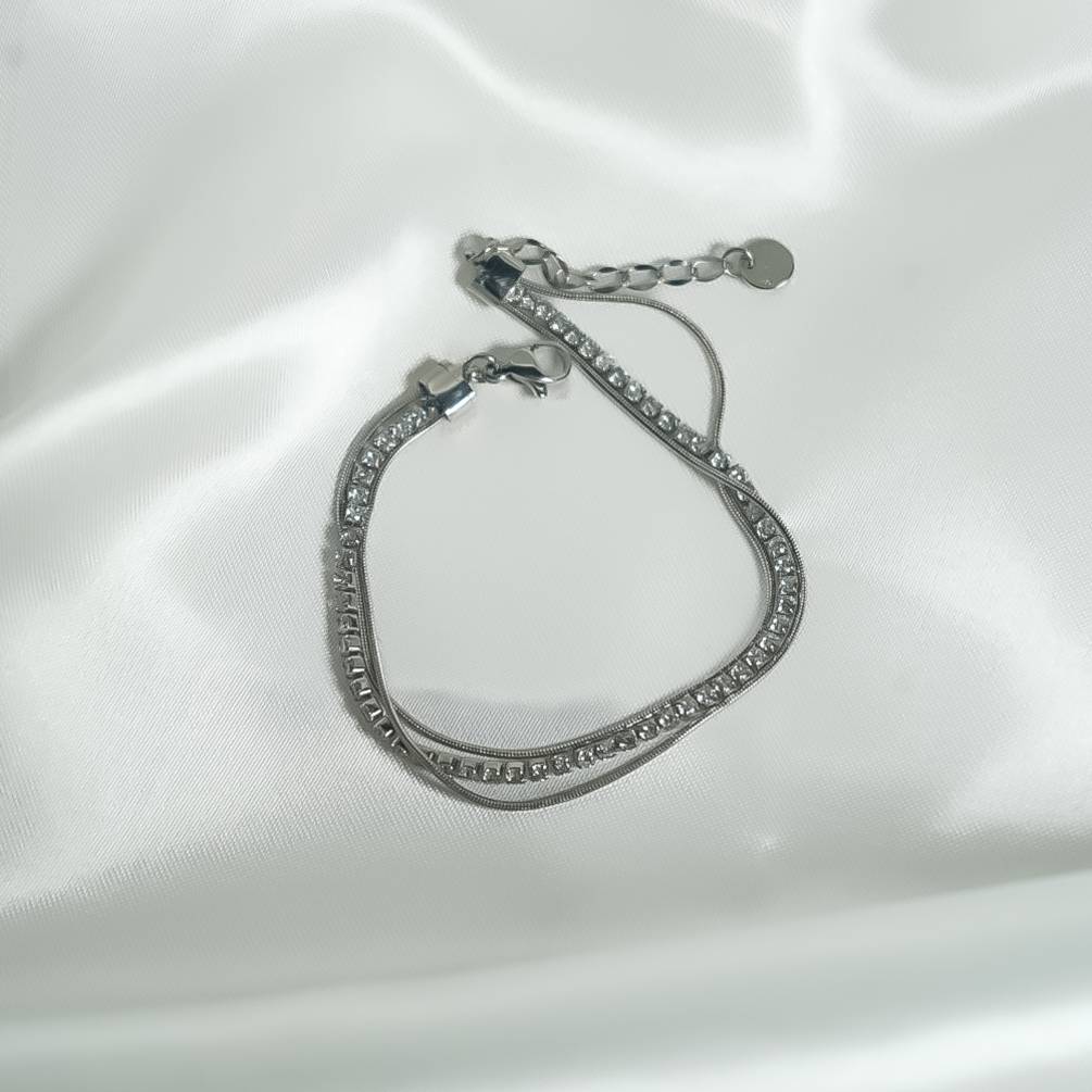 The Tria Layered Tennis Bracelet