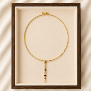 The Elba Drop Collar Torque Necklace