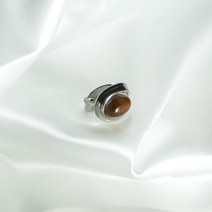 The Gaia Brown Stone Ring