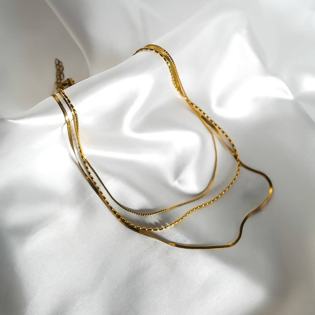The Tria Triple Layered Necklace