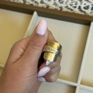 The Petite Gold Spoon Ring
