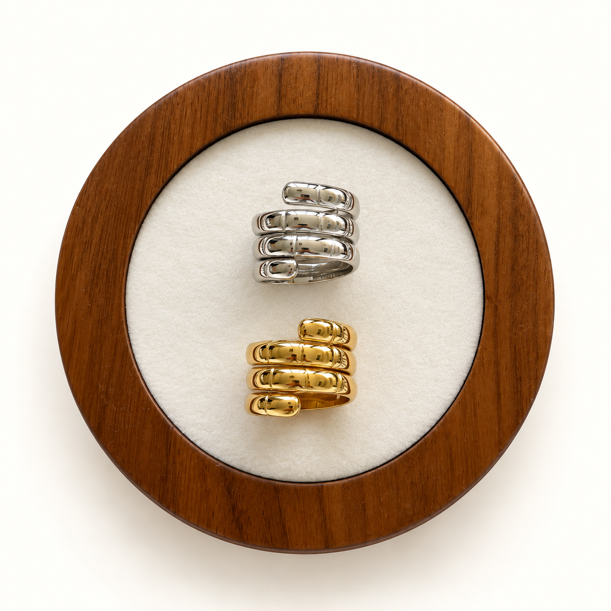 The Coil Triple Band Ring