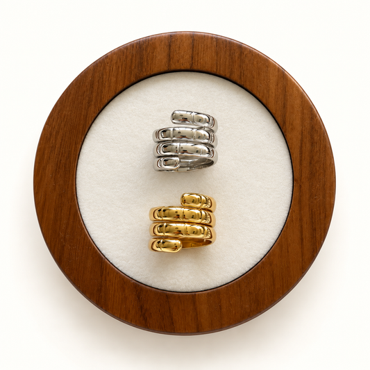 The Coil Triple Band Ring