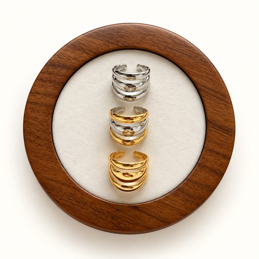 The Roma Triple Band Ring
