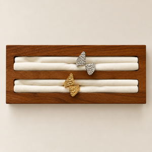 The Sola Hammered Wrap Ring