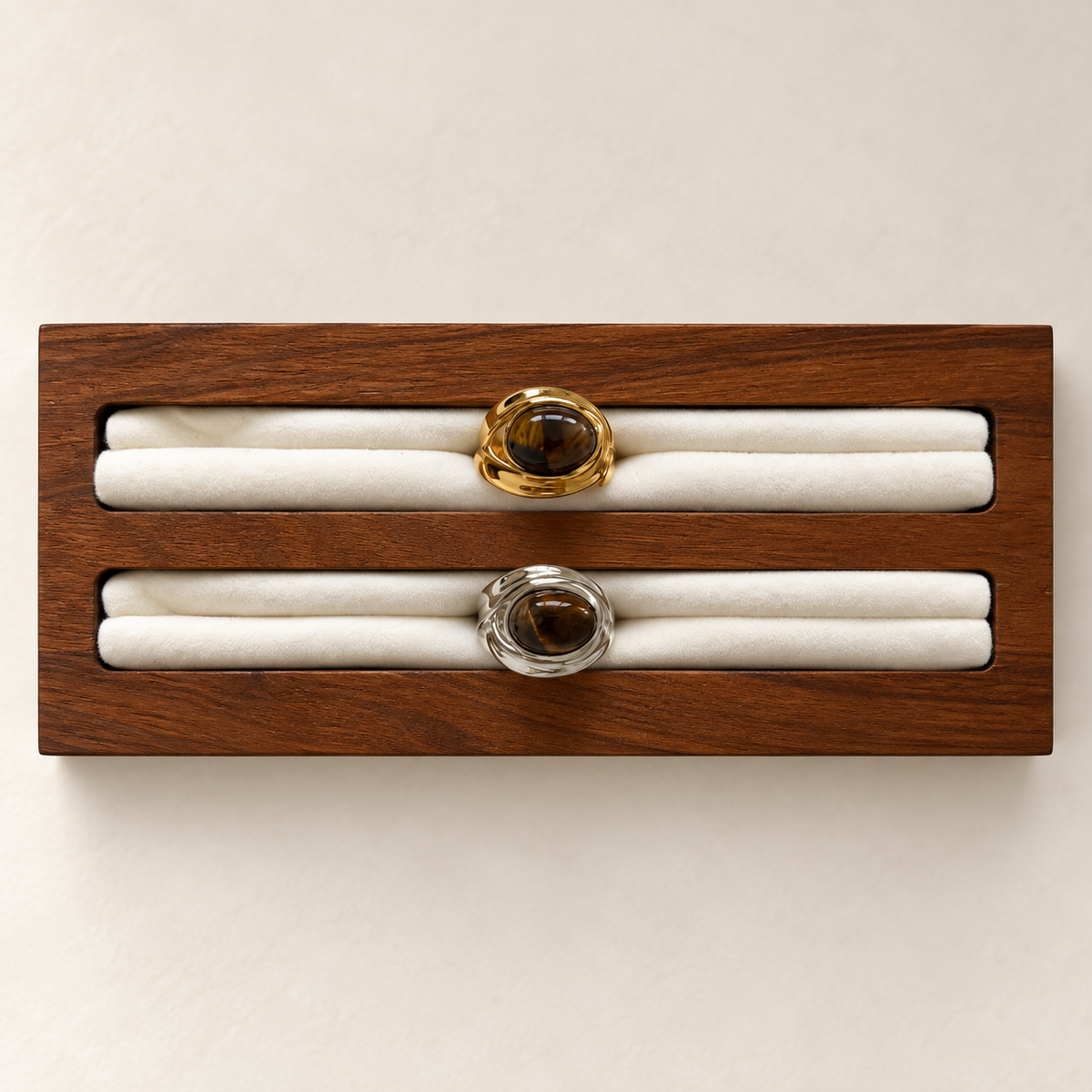 The Gaia Brown Stone Ring