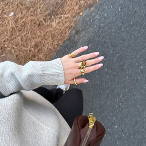 The Mocha Brown Stone Ring