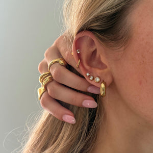 The Circle Stone Studs