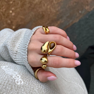 The Mocha Brown Stone Ring