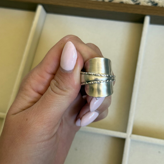 The Patterned Spoon Ring