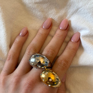 The Disco Coloured Stone Ring