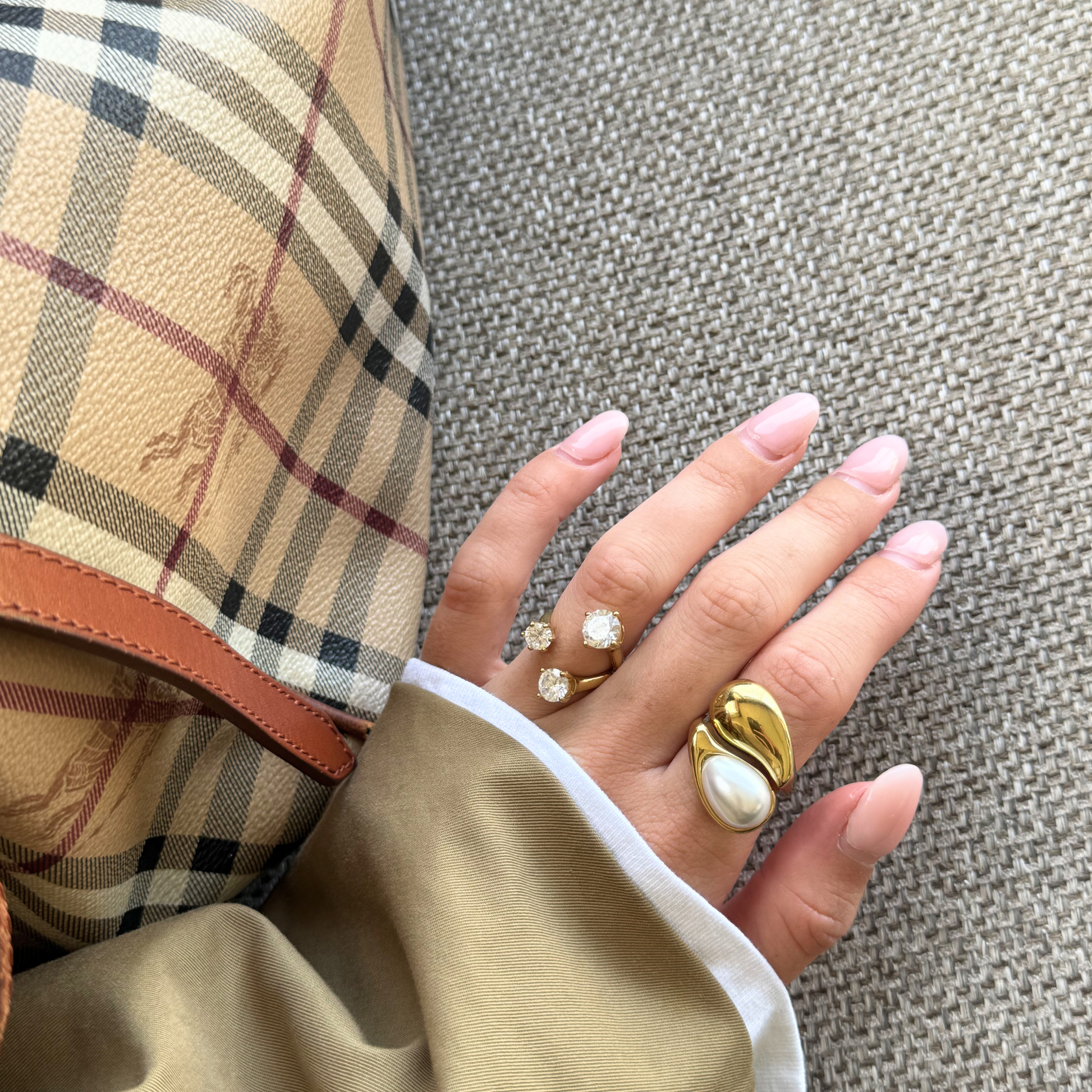 The Sia Open Stone Ring