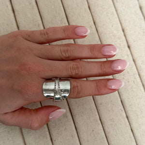 The Patterned Spoon Ring