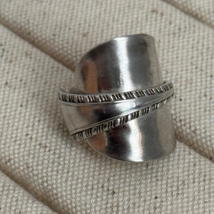 The Patterned Spoon Ring