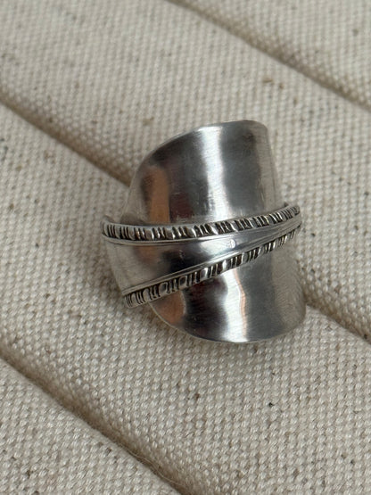 The Patterned Spoon Ring