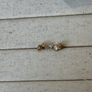 The Circle Stone Studs