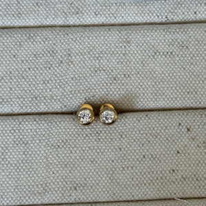 The Circle Stone Studs