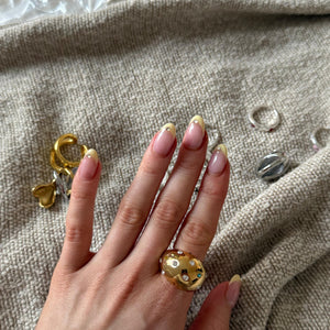 The Disco Coloured Stone Ring