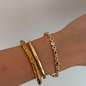 The Rope Molten Bangle