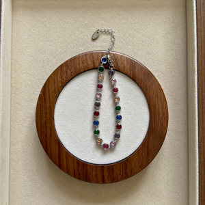 The Elba Coloured Stone Tennis Bracelet