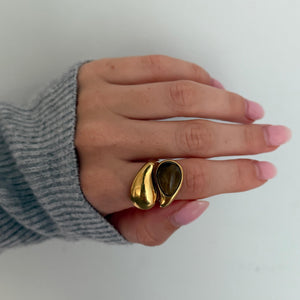 The Mocha Brown Stone Ring
